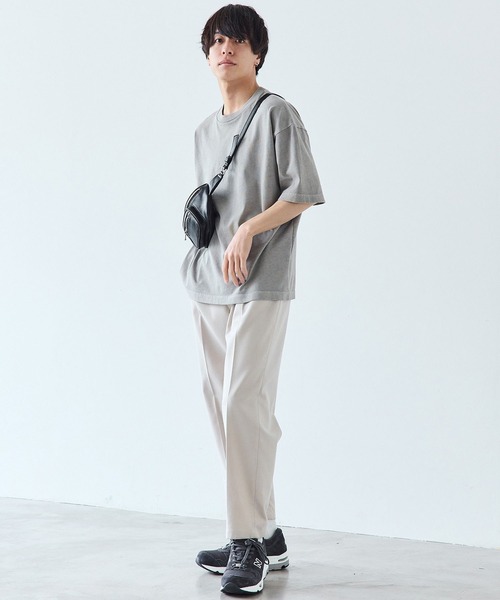 SHRINK EMBOSS LEATHER BODY BAG（ボディバッグ/ウエストポーチ）｜WYM