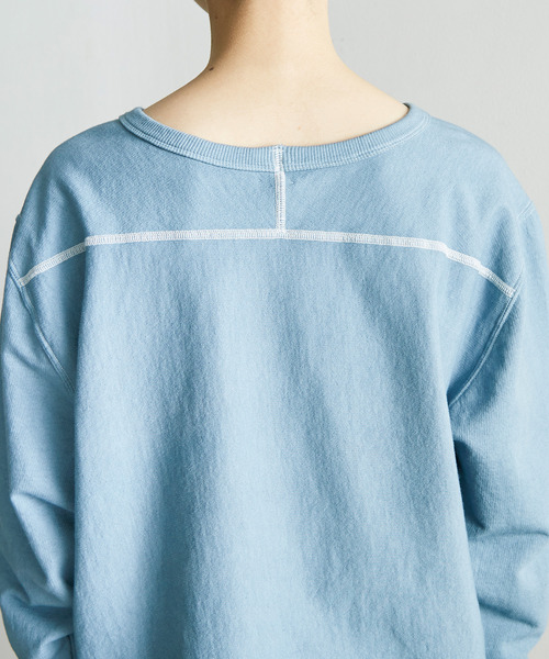 nitca（ニトカ）の「度詰めインレイクロップドT（Tシャツ/カットソー・レディース・パープル/サックスブルー/ホワイト/レモンイエロー・FREE）」の18枚目の写真