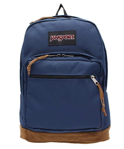 JANSPORT（ジャンスポーツ）の「WEGO/JANSPORT RIGHT PACK（バックパック/リュック・レディース・ブラック/ベージュ/ネイビー/ワイン・FREE）」の3枚目の写真