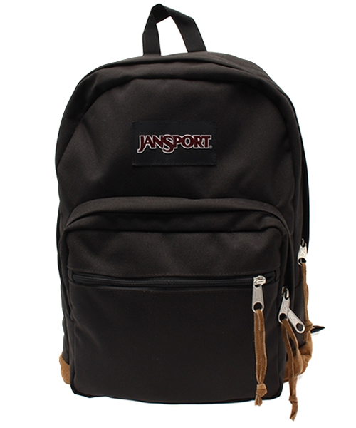 JANSPORT（ジャンスポーツ）の「WEGO/JANSPORT RIGHT PACK（バックパック/リュック・レディース・ブラック/ベージュ/ネイビー/ワイン・FREE）」の2枚目の写真