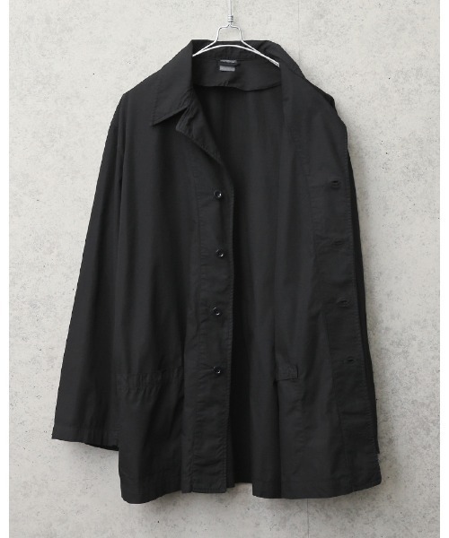 d.i.a 平成　ギャル　黒 コットン ミリタリージャケット 実物 新品 デッドストック イタリア軍 後染めホスピタルジャケット