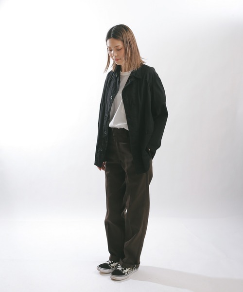 実物 新品 デッドストック イタリア軍 後染めホスピタルジャケット