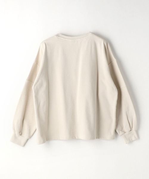 179/WG（イチナナキュウダブルジー）の「パッチワークスウェットプルオーバー（スウェット・レディース・オフホワイト/ブルー/パープル・FREE）」の10枚目の写真