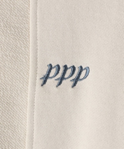 179/WG（イチナナキュウダブルジー）の「パッチワークスウェットプルオーバー（スウェット・レディース・オフホワイト/ブルー/パープル・FREE）」の14枚目の写真