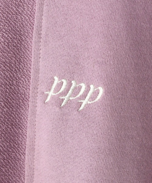 179/WG（イチナナキュウダブルジー）の「パッチワークスウェットプルオーバー（スウェット・レディース・オフホワイト/ブルー/パープル・FREE）」の13枚目の写真