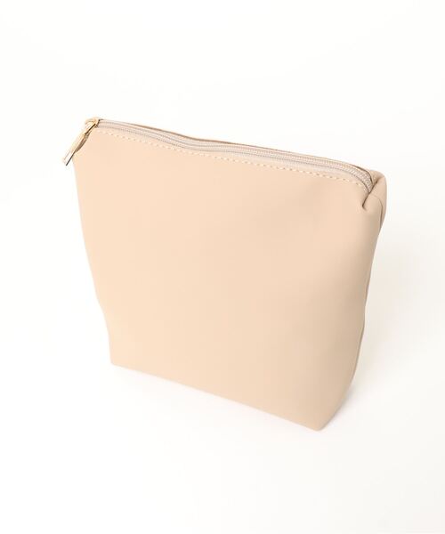 Chillfar（チルファー）の「ニュアンスカラーフェイクレザートートバッグ/インナーポーチ付き（トートバッグ・レディース・ブラック/ベージュ/グリーン・FREE）」の21枚目の写真