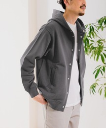 URBAN RESEARCH DOORS | 【一部WEB限定カラー】オーガニックコットン 裏毛スナップパーカー(パーカー)