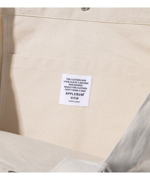 APPLEBUM（アップルバム）の「"Sketch" 2 Way Totebag（トートバッグ・メンズ・ホワイト・FREE）」の8枚目の写真