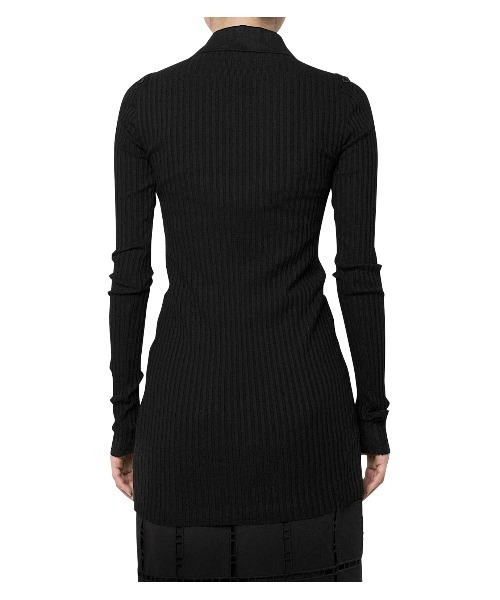 LE CIEL BLEU（ルシェルブルー）の「Rib Polo Neck Top（Tシャツ 