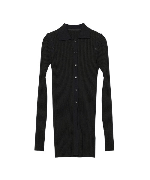 LE CIEL BLEU（ルシェルブルー）の「Rib Polo Neck Top（Tシャツ 