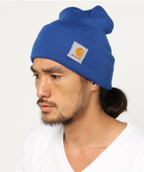 Carhartt(カーハート)の「Acrylic Watch Hat(ニットキャップ/ビーニー・メンズ・ブラック/ヘザーグレー/グレー系その他/ブラウン/ダークブラウン/アーミー/ダークグリーン/グリーン系その他/ブルー/ネイビー/レモンイエロー/オレンジ/ホワイト/ワイン/レッド/アッシュブラウン/コバルトブルー/ブラック×ホワイト/ダークウッド/ウッド・FREE)」の16枚目の写真