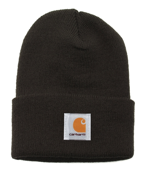 Carhartt(カーハート)の「Acrylic Watch Hat(ニットキャップ/ビーニー・メンズ・ブラック/ヘザーグレー/グレー系その他/ブラウン/ダークブラウン/アーミー/ダークグリーン/グリーン系その他/ブルー/ネイビー/レモンイエロー/オレンジ/ホワイト/ワイン/レッド/アッシュブラウン/コバルトブルー/ブラック×ホワイト/ダークウッド/ウッド・FREE)」の11枚目の写真