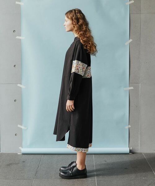 FRAPBOIS（フラボア）の「FRAPBOIS×田室綾乃×クレパス ワンピース（ワンピース・レディース・イエロー系その他/ブラック・0/1）」の3枚目の写真