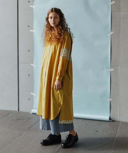 FRAPBOIS（フラボア）の「FRAPBOIS×田室綾乃×クレパス ワンピース（ワンピース・レディース・イエロー系その他/ブラック・0/1）」の12枚目の写真