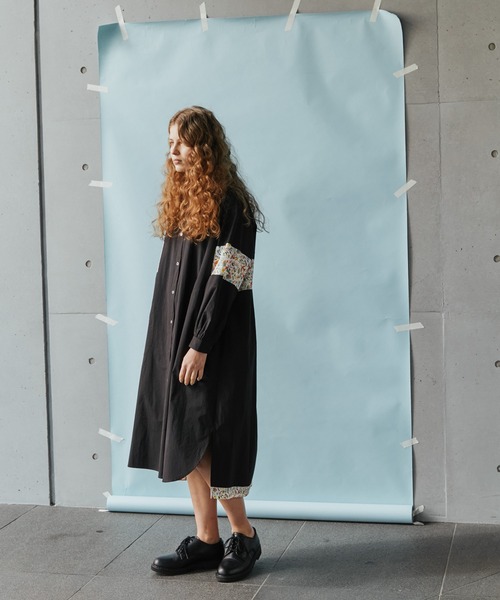 FRAPBOIS（フラボア）の「FRAPBOIS×田室綾乃×クレパス ワンピース（ワンピース・レディース・イエロー系その他/ブラック・0/1）」の14枚目の写真