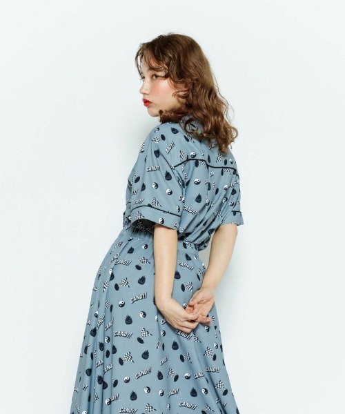 Candy Stripper（キャンディストリッパー）の「CANDY BAD THING シャツ（シャツ/ブラウス・レディース・ブラック/ピンク/グレー・2）」の6枚目の写真