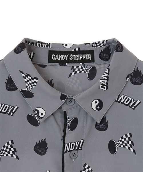 Candy Stripper（キャンディストリッパー）の「CANDY BAD THING シャツ（シャツ/ブラウス・レディース・ブラック/ピンク/グレー・2）」の12枚目の写真