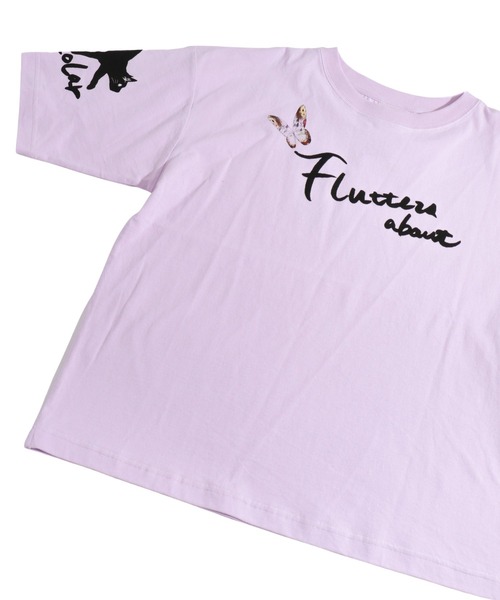 ScoLar - みやとぶる様用ScoLar ネコ蝶 シャツ6点 ScoLar（スカラー）の「ネコ×蝶柄Tシャツ（Tシャツ/カットソー