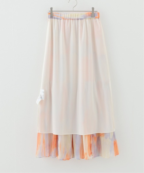 JOINT WORKS（ジョイントワークス）の「J-ヨウリュウプリントティアードスカート（スカート・レディース・オレンジ/サックスブルー・FREE）」の5枚目の写真