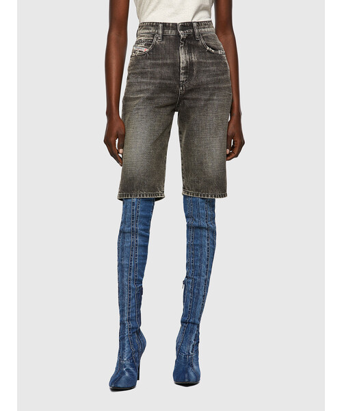 DIESEL(ディーゼル)の「レディース デニム ジーンズ ハーフ ブラックデニム(デニムパンツ・レディース・ブラック・30inch/28inch/24inch/26inch)」の7枚目の写真