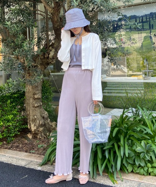 EPIMI E'PIMMY(エピミエピミー)の「コットンチビカーデ(カーディガン/ボレロ・レディース・オレンジ/ミント/ブラック/オフホワイト・MEDIUM)」の18枚目の写真