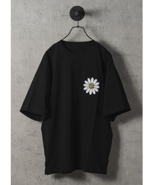 RE730(アールイーセブンサーティー)の「【RE730】なみおくん×マーガレットプリントビッグシルエットTシャツ(Tシャツ/カットソー・メンズ・ブラック/オフホワイト・MEDIUM/LARGE/X-LARGE)」の17枚目の写真