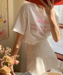 ABITOKYO | カラーロゴ刺繍カットソー(Tシャツ/カットソー)