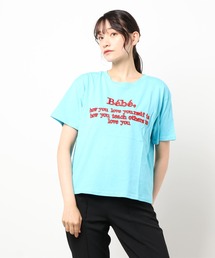 ABITOKYO | カラーロゴ刺繍カットソー(Tシャツ/カットソー)