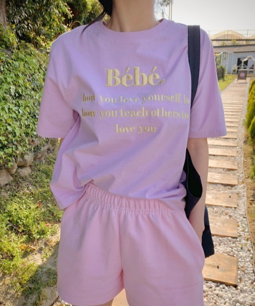 ABITOKYO（アビトーキョー）の「カラーロゴ刺繍カットソー（Tシャツ/カットソー・レディース・ホワイト/ライトブルー/ブラック/ベージュ/ネイビー/グレー/ピンク/ホワイト系その他/グリーン・FREE）」の11枚目の写真