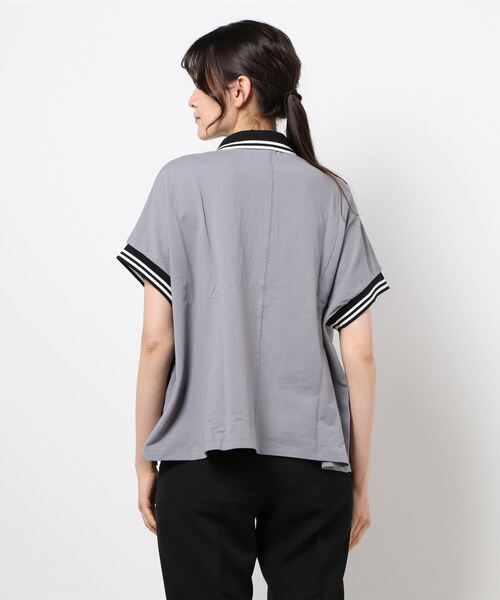 179/WG(イチナナキュウダブルジー)の「ビッグシルエットポロシャツ(ポロシャツ・レディース・ピンク/ブルー/オフホワイト・FREE)」の16枚目の写真