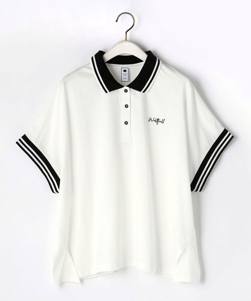 179/WG(イチナナキュウダブルジー)の「ビッグシルエットポロシャツ(ポロシャツ・レディース・ピンク/ブルー/オフホワイト・FREE)」の17枚目の写真