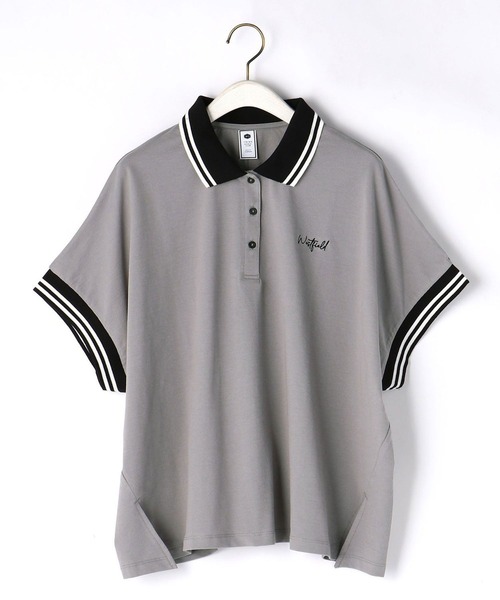 179/WG(イチナナキュウダブルジー)の「ビッグシルエットポロシャツ(ポロシャツ・レディース・ピンク/ブルー/オフホワイト・FREE)」の7枚目の写真