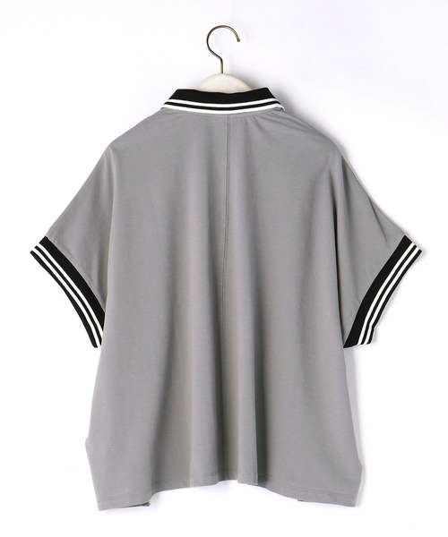 179/WG(イチナナキュウダブルジー)の「ビッグシルエットポロシャツ(ポロシャツ・レディース・ピンク/ブルー/オフホワイト・FREE)」の14枚目の写真