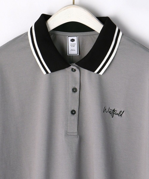 179/WG(イチナナキュウダブルジー)の「ビッグシルエットポロシャツ(ポロシャツ・レディース・ピンク/ブルー/オフホワイト・FREE)」の10枚目の写真