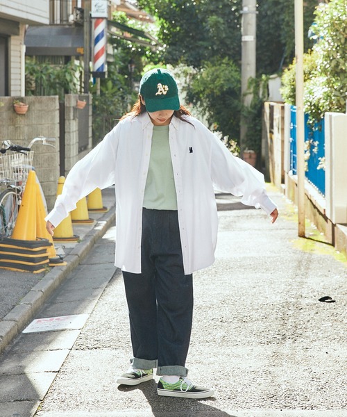 SPOC STORE(スポックストア)の「【SPOC STORE】ワンポイントオックスシャツ(シャツ/ブラウス・メンズ・ホワイト/サックスブルー/イエロー/ライトピンク/グレイッシュブルー・M/L)」の12枚目の写真