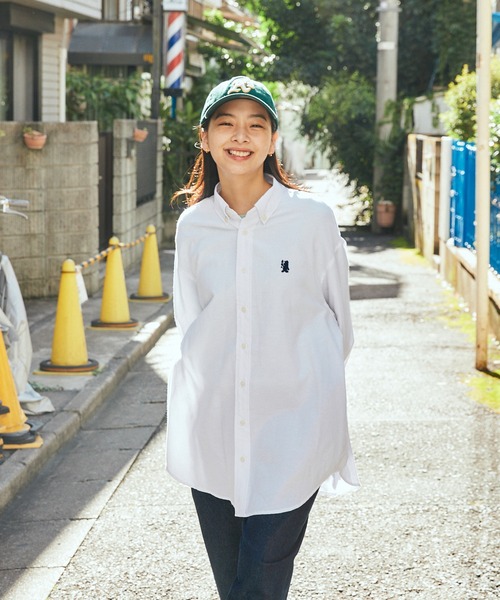 SPOC STORE(スポックストア)の「【SPOC STORE】ワンポイントオックスシャツ(シャツ/ブラウス・メンズ・ホワイト/サックスブルー/イエロー/ライトピンク/グレイッシュブルー・M/L)」の15枚目の写真