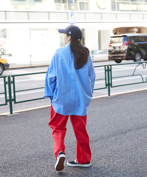 SPOC STORE(スポックストア)の「【SPOC STORE】ワンポイントオックスシャツ(シャツ/ブラウス・メンズ・ホワイト/サックスブルー/イエロー/ライトピンク/グレイッシュブルー・M/L)」の19枚目の写真