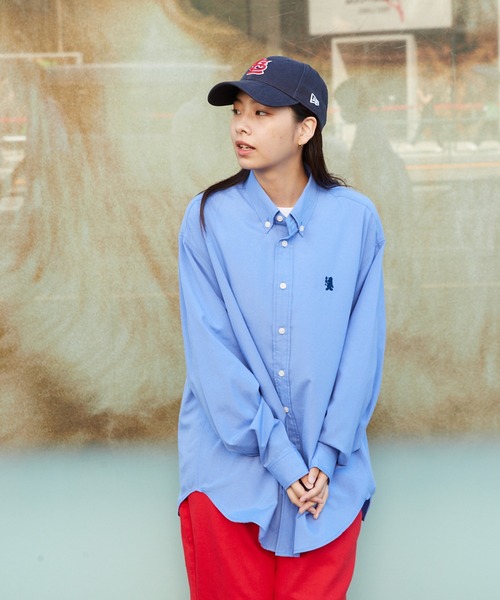 SPOC STORE(スポックストア)の「【SPOC STORE】ワンポイントオックスシャツ(シャツ/ブラウス・メンズ・ホワイト/サックスブルー/イエロー/ライトピンク/グレイッシュブルー・M/L)」の22枚目の写真