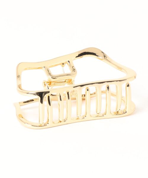 CAPRICIEUX LE'MAGE(カプリシューレマージュ)の「【GOLDY/ゴールディ】ニュアンススクエアヘアクリップ(バレッタ/ヘアクリップ・レディース・ゴールド/シルバー・FREE)」の3枚目の写真