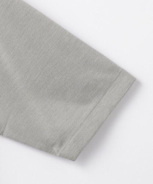 green label relaxing（グリーンレーベルリラクシング）の「OLT＜green label relaxing＞ドライ ウールミックス 前開き ポロシャツ -吸水速乾・ウォッシャブル-（ポロシャツ・メンズ・ターコイズブルー/ブラック/ライトグレー・SMALL/MEDIUM/LARGE）」の10枚目の写真