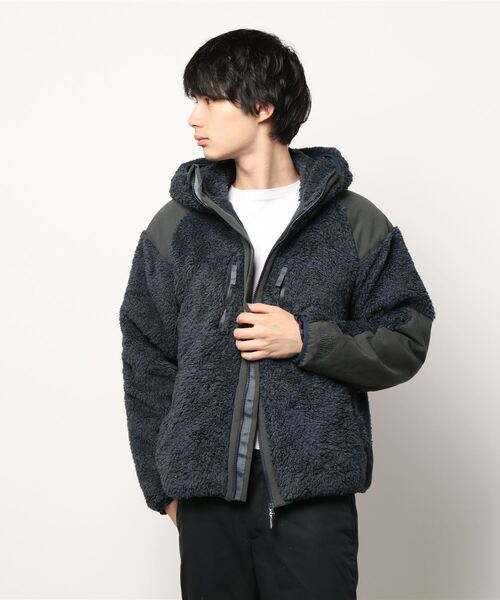 KRIFF MAYER（クリフメイヤー）の「シャギーボアフードJK（その他アウター・メンズ・ナチュラル/カーキ/レンガ/カラフル/グレー/ネイビー/ベージュ・LARGE/MEDIUM/X-LARGE/SMALL）」の5枚目の写真