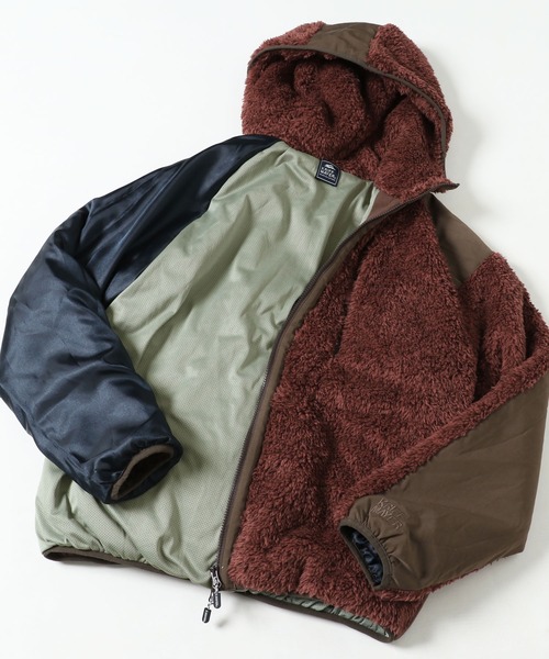 KRIFF MAYER（クリフメイヤー）の「シャギーボアフードJK（その他アウター・メンズ・ナチュラル/カーキ/レンガ/カラフル/グレー/ネイビー/ベージュ・LARGE/MEDIUM/X-LARGE/SMALL）」の22枚目の写真