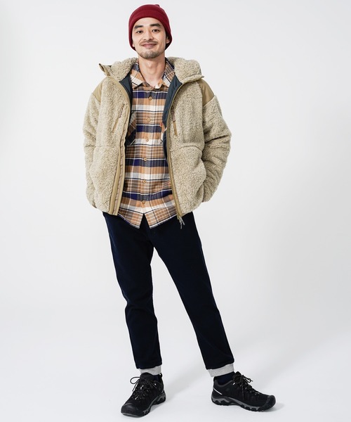 KRIFF MAYER（クリフメイヤー）の「シャギーボアフードJK（その他アウター・メンズ・ナチュラル/カーキ/レンガ/カラフル/グレー/ネイビー/ベージュ・LARGE/MEDIUM/X-LARGE/SMALL）」の14枚目の写真