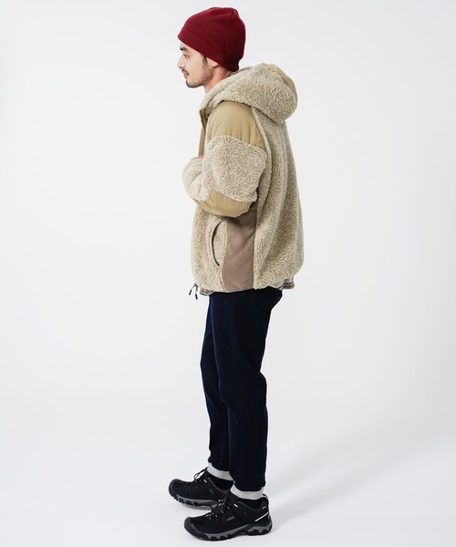 KRIFF MAYER（クリフメイヤー）の「シャギーボアフードJK（その他アウター・メンズ・ナチュラル/カーキ/レンガ/カラフル/グレー/ネイビー/ベージュ・LARGE/MEDIUM/X-LARGE/SMALL）」の13枚目の写真