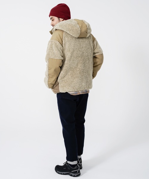 KRIFF MAYER（クリフメイヤー）の「シャギーボアフードJK（その他アウター・メンズ・ナチュラル/カーキ/レンガ/カラフル/グレー/ネイビー/ベージュ・LARGE/MEDIUM/X-LARGE/SMALL）」の12枚目の写真