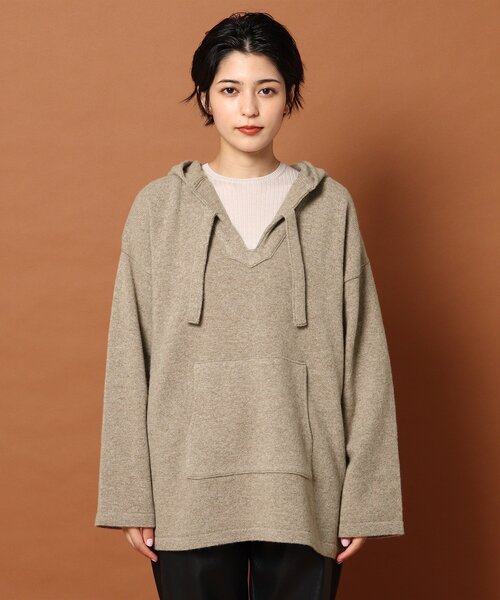 DRESSTERIOR（ドレステリア）の「◆MexiPa(メキパ）メキシカンパーカー（ニット/セーター・レディース・ブラック/ベージュ・00）」の3枚目の写真