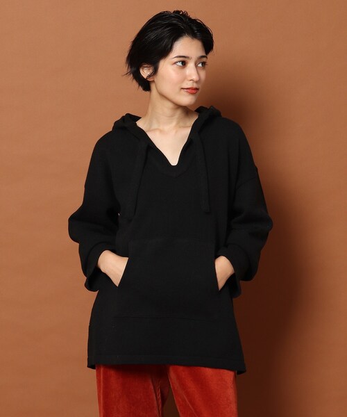 DRESSTERIOR（ドレステリア）の「◆MexiPa(メキパ）メキシカンパーカー（ニット/セーター・レディース・ブラック/ベージュ・00）」の4枚目の写真