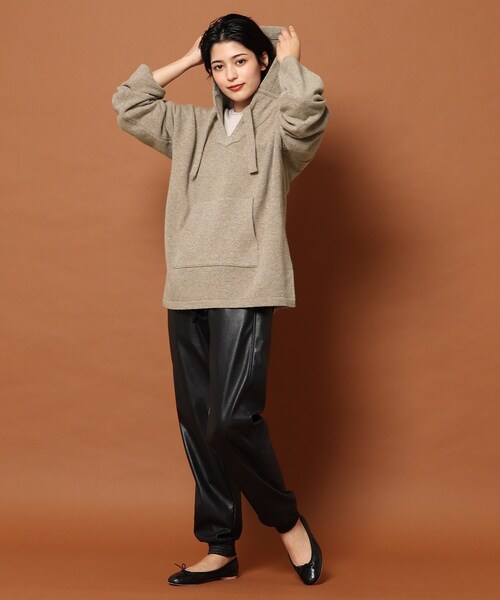 DRESSTERIOR（ドレステリア）の「◆MexiPa(メキパ）メキシカンパーカー（ニット/セーター・レディース・ブラック/ベージュ・00）」の8枚目の写真