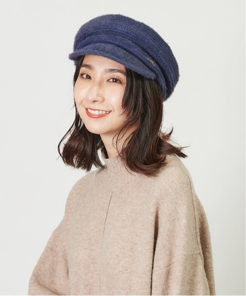 milsa（ミルサ）の「milsa ふわはっと milsaarineCas（キャスケット・レディース・ブラック/ネイビー/オフホワイト/ベージュ・M/57.5cm）」の15枚目の写真