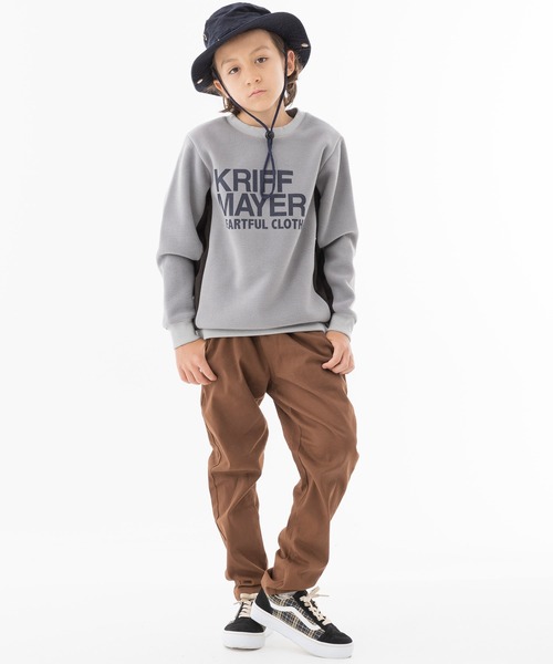 KRIFF MAYER Kid's Collection（クリフメイヤーキッズコレクション）の「HIPロゴパンツ（その他パンツ・キッズ・チャコール/ブラウン/カーキ・130/170/150/140/120/160）」の9枚目の写真